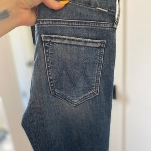 Mother Skinny Slit Jeans